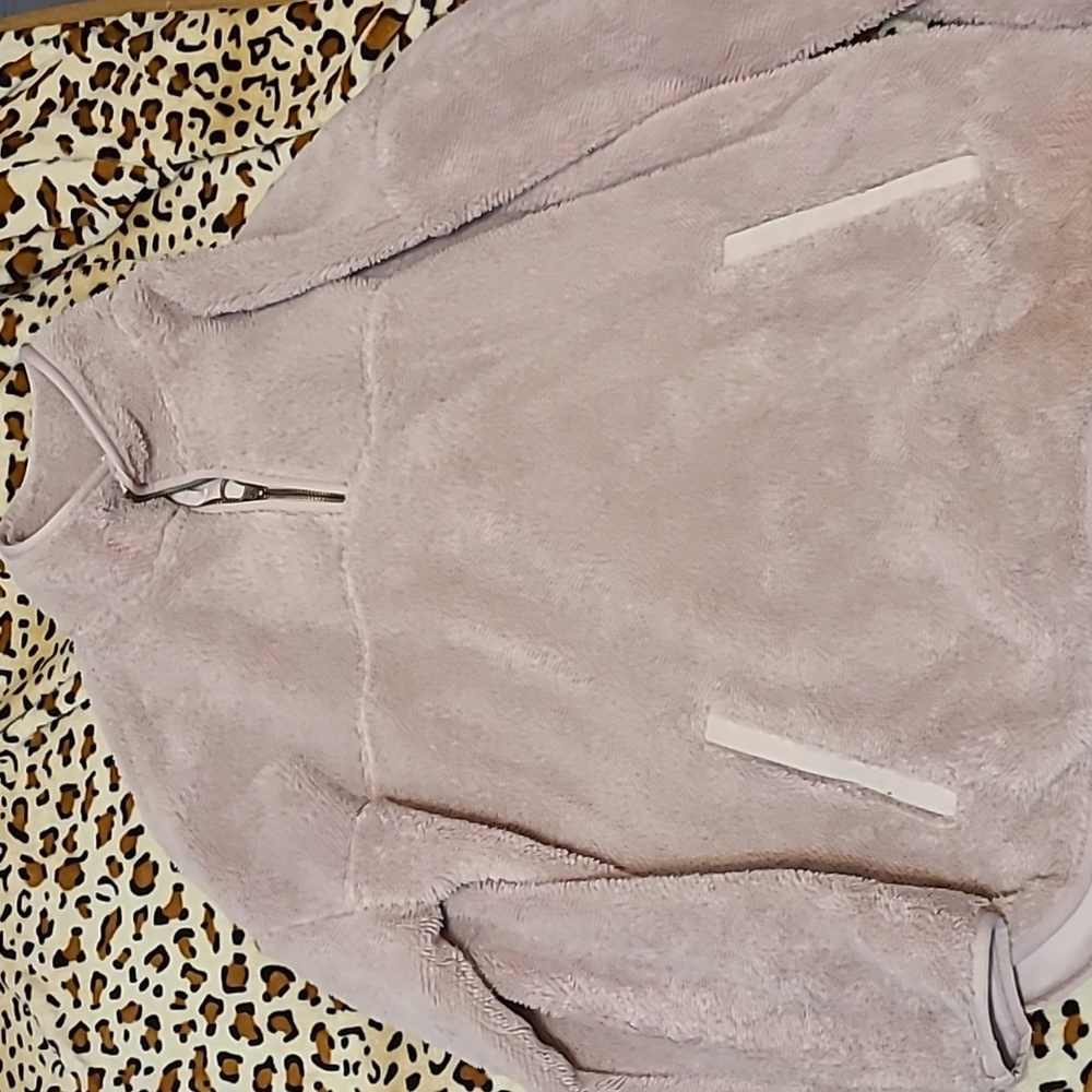 Dark pink plush sweater